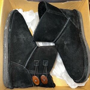 BearPaw Women's Rosy Wide Boots - Black